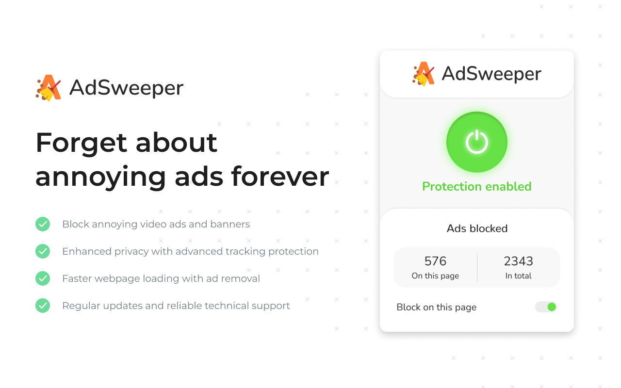 AdSweeper - A free Ad Blocker USA