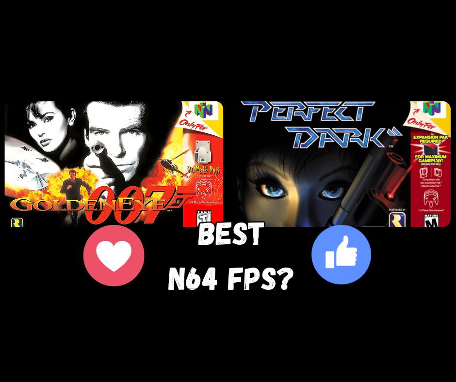 GoldenEye 007 or Perfect Dark 🤔 #n64 #nintendo #retrogaming