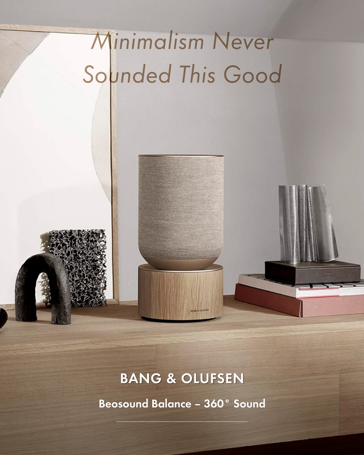 The Bang & Olufsen Beosound Balance represents the perfect blend