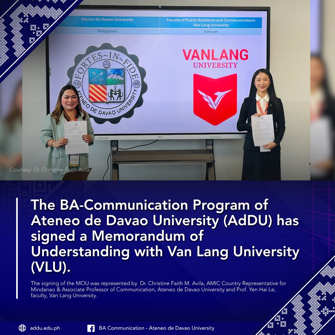 BA Communication - Ateneo de Davao University | Davao City