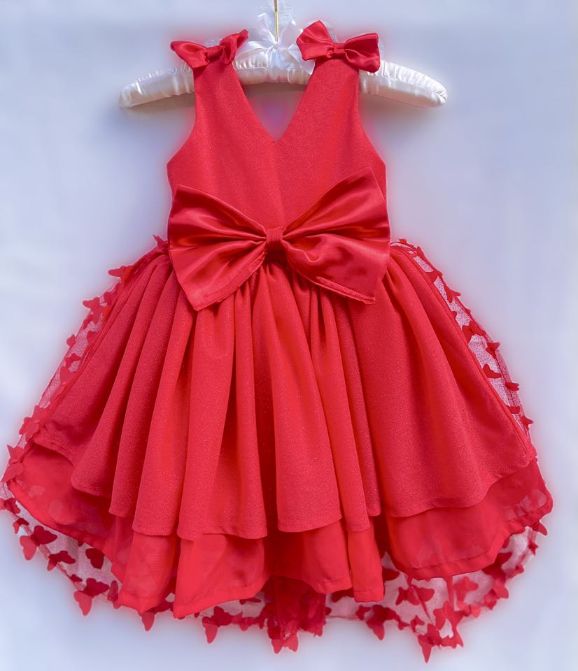 open lace back dress Spaghetti Strap Black Dress & Red Flannel Shirt Dress / 2T