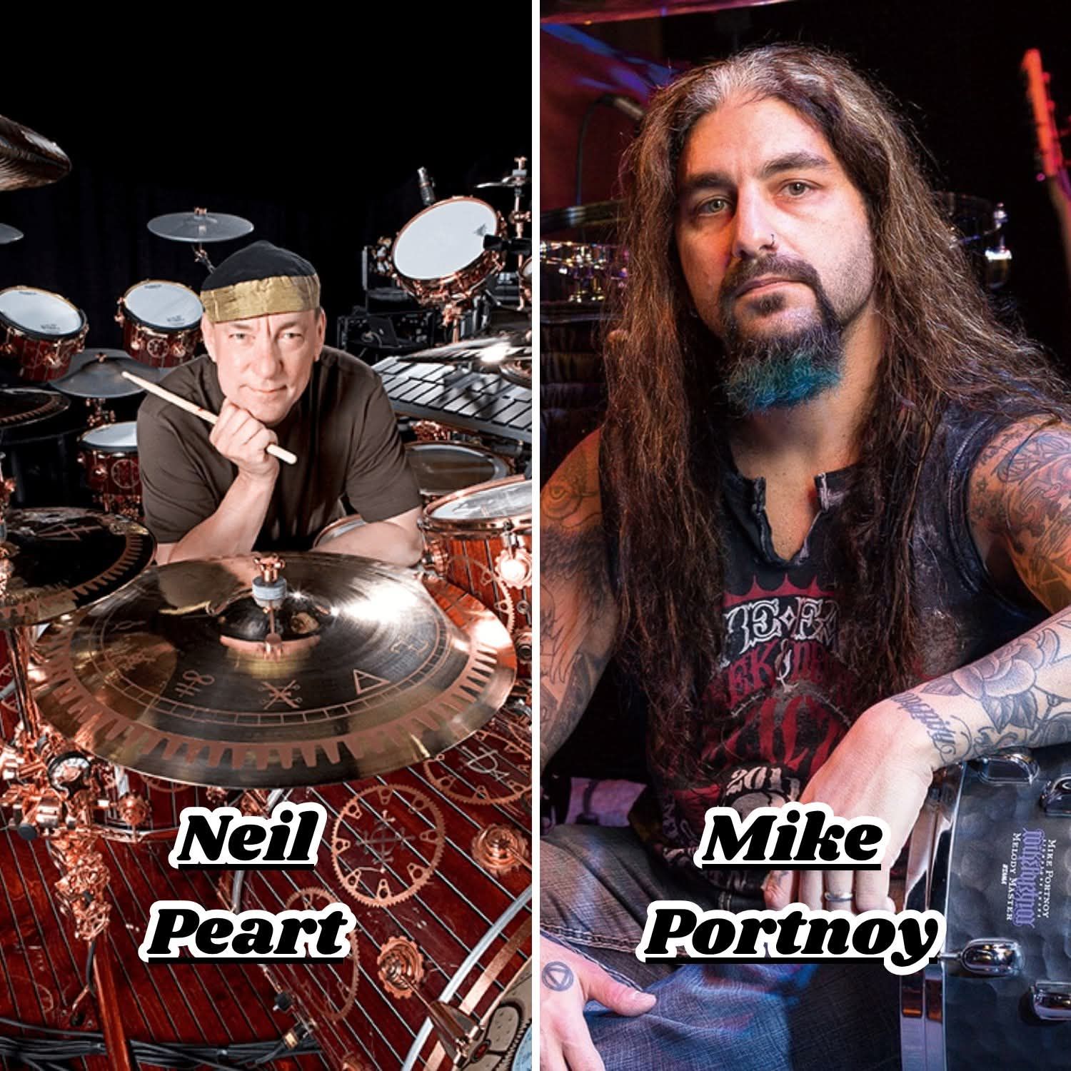 Mike Portnoy, Dream Theater's drummer, openly admires Neil Peart