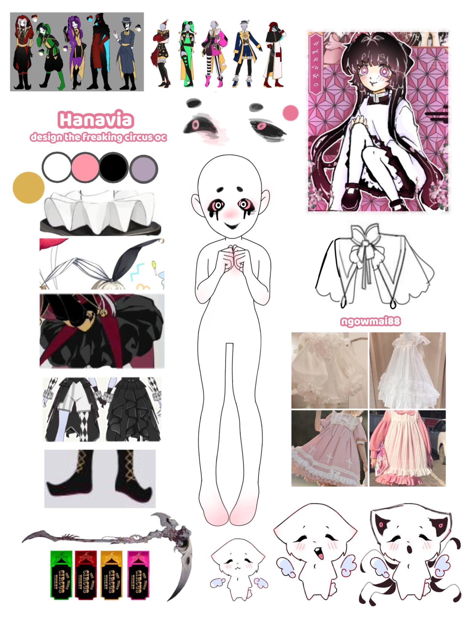 Feedback on freak circus oc character?