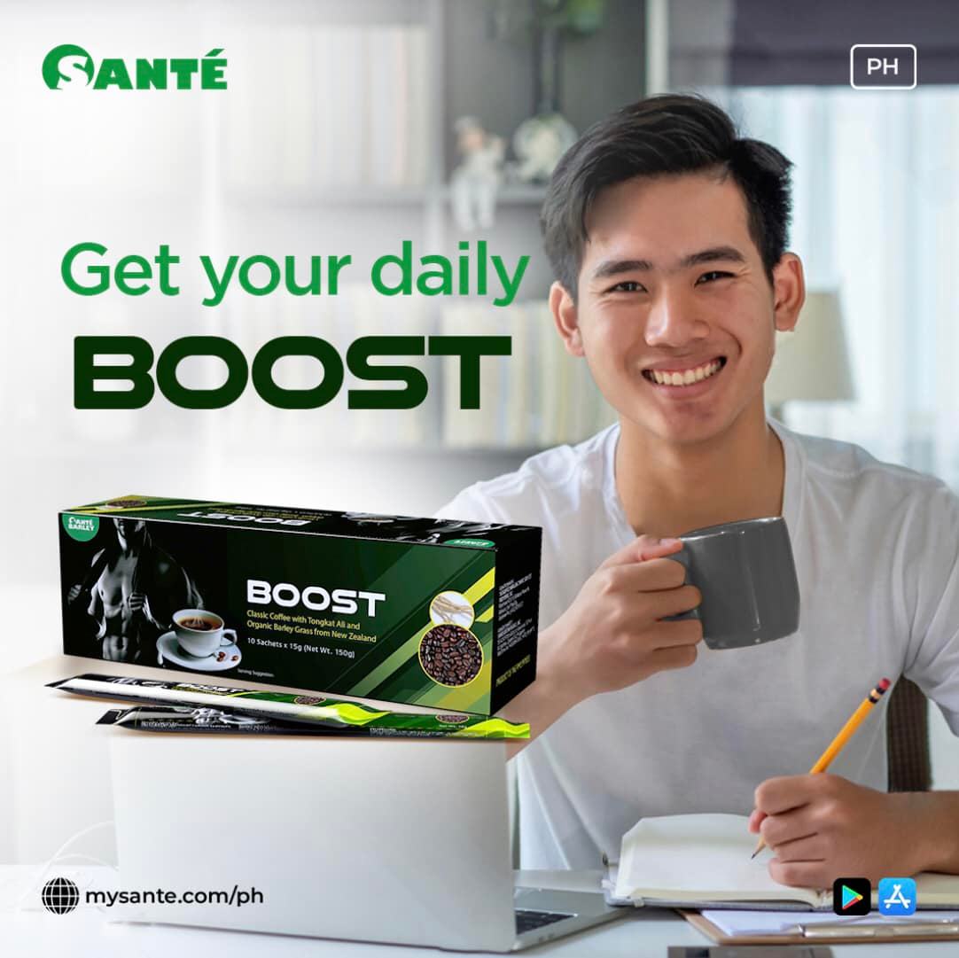 Boost Coffee Organic Ng Sante Barley