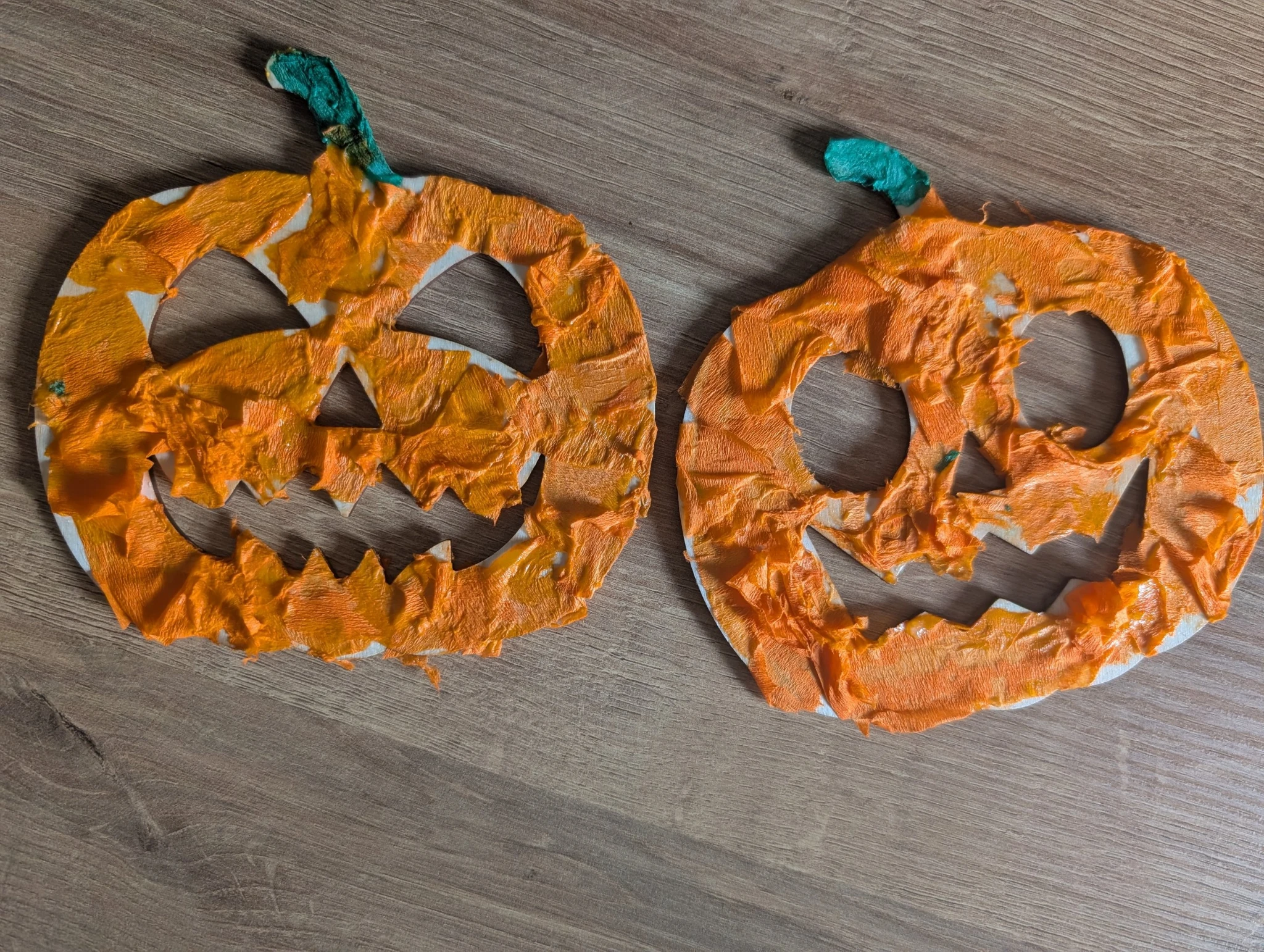 Kit 36 Citrouilles Halloween à Peindre En Bois - Décorations DIY Avec Cordes Pour Enfants