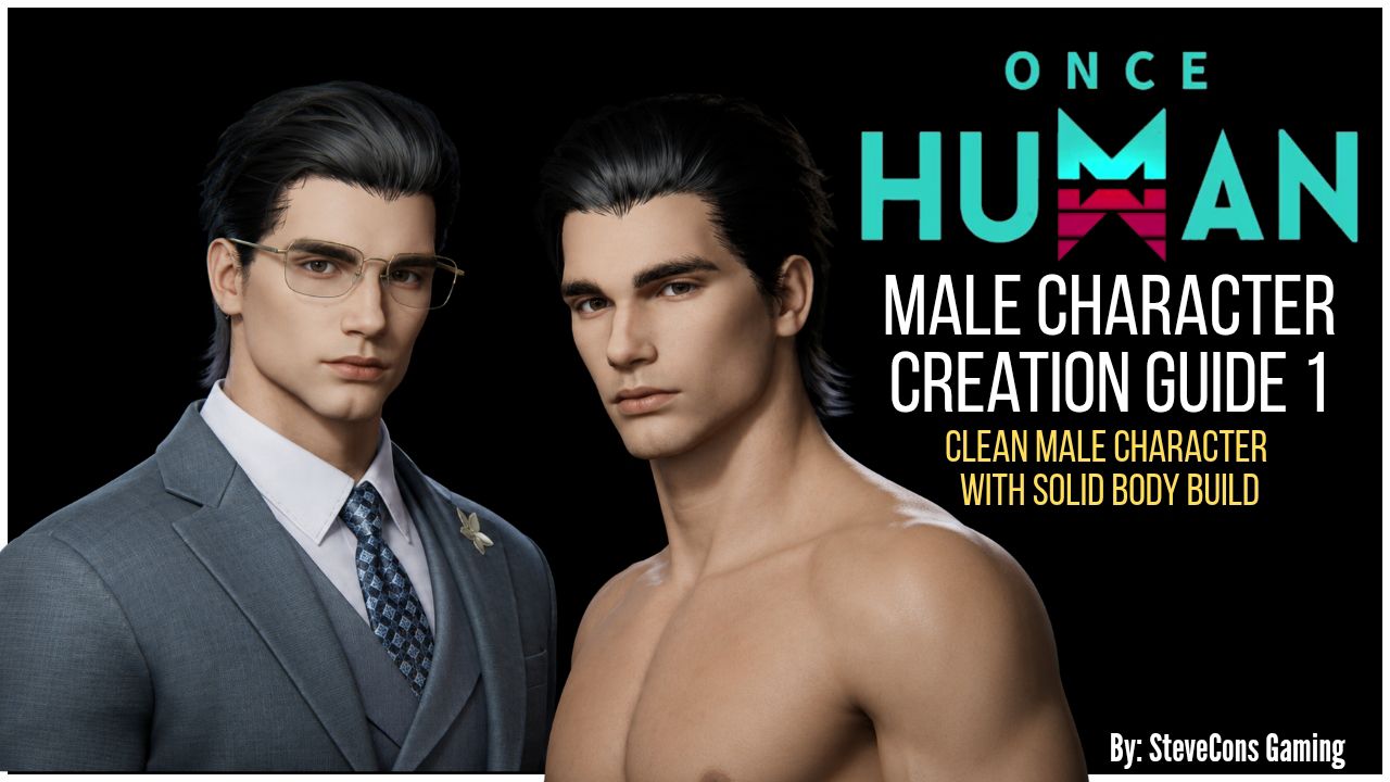 No.002 ） A male character I created Male character creation guide for beginners