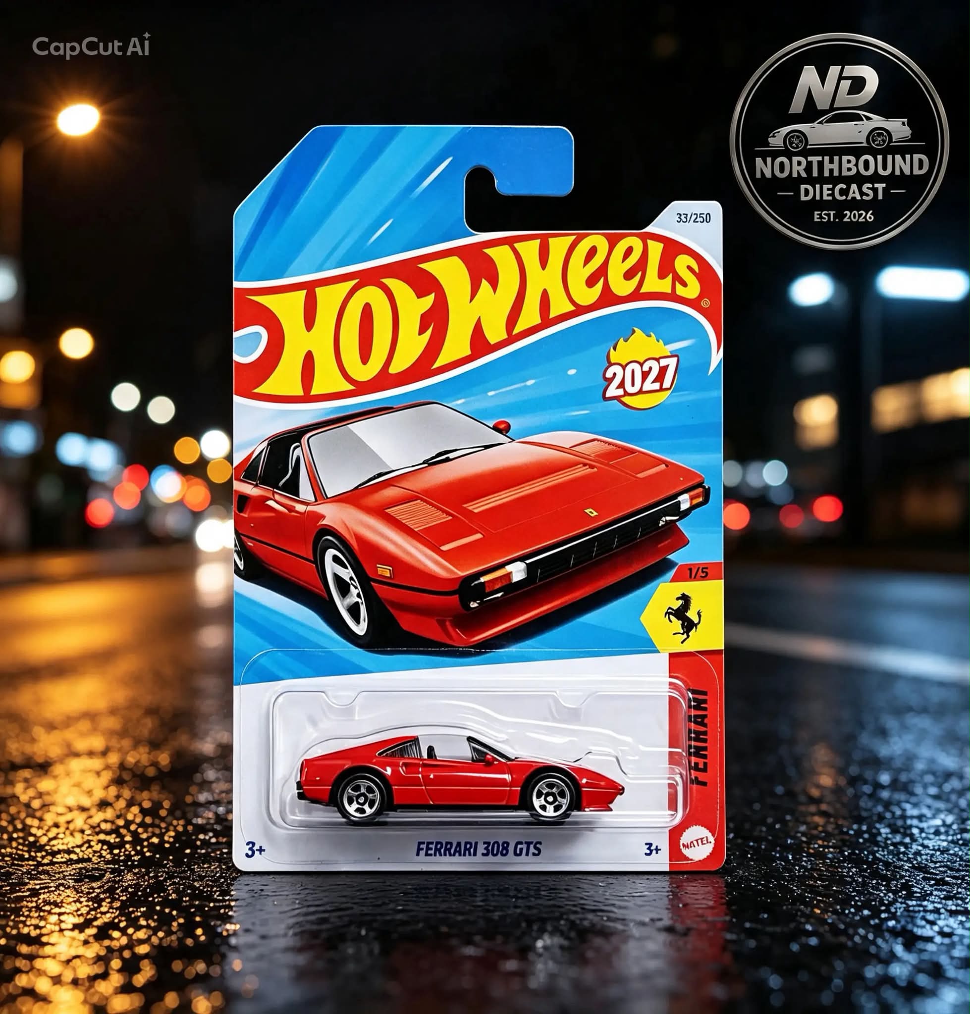 Hot Wheels Ferrari 308 GTS 2027 release