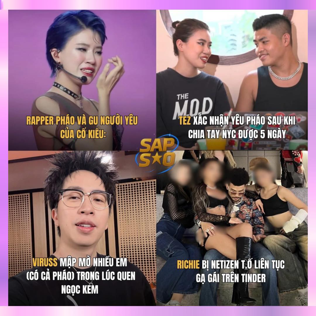 Sạp Sao - NETIZEN KHÓ HIỂU VỚI RAPPER PHÁO VÀ GU NGƯỜI YÊU... | Facebook