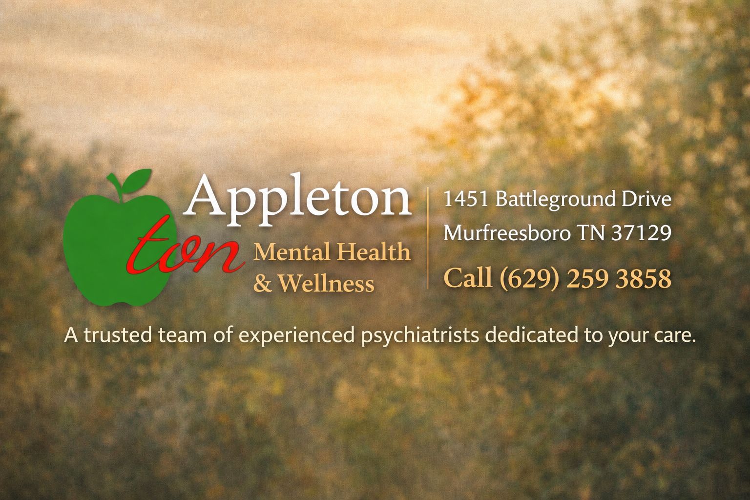 Appleton Mental Health and Wellness | Murfreesboro TN