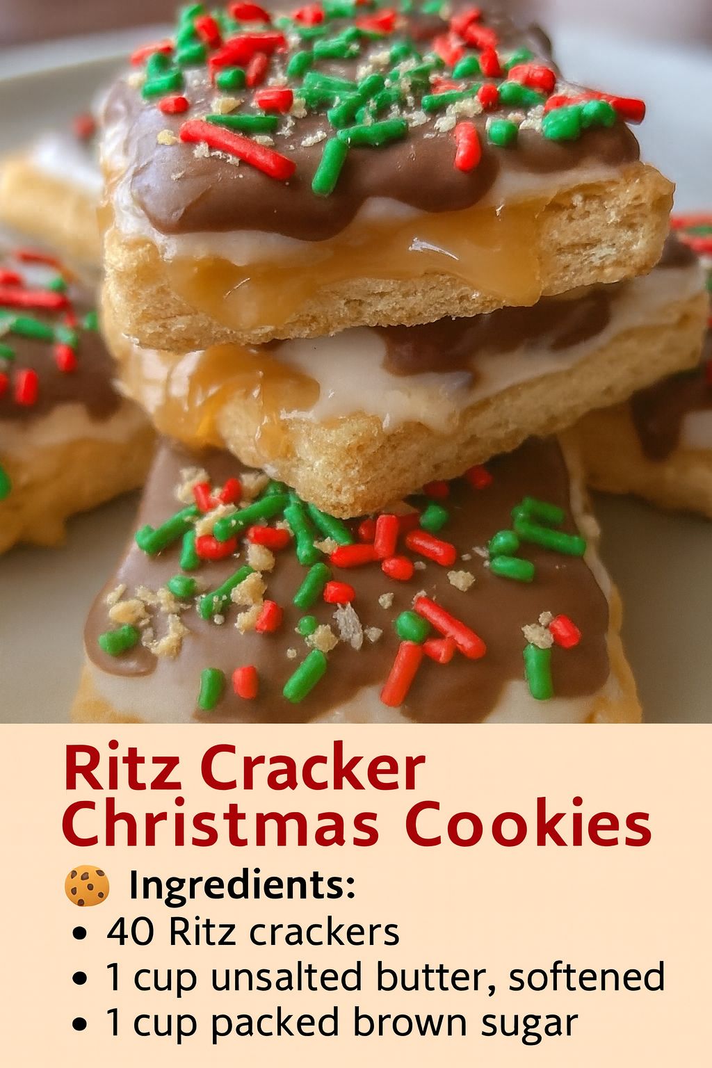 Christmas Cookies and Baking Recipes 🎄🧁 | These irresistible **Ritz ...