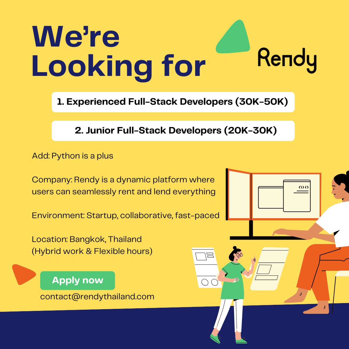 Jobs for Thai Programmers | **🚀 We're Hiring: Software Engineers ...