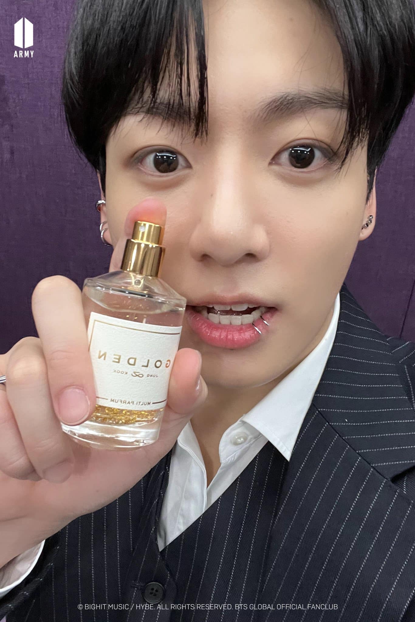 A reminder that Jungkook created a fragrance that has 24k gold