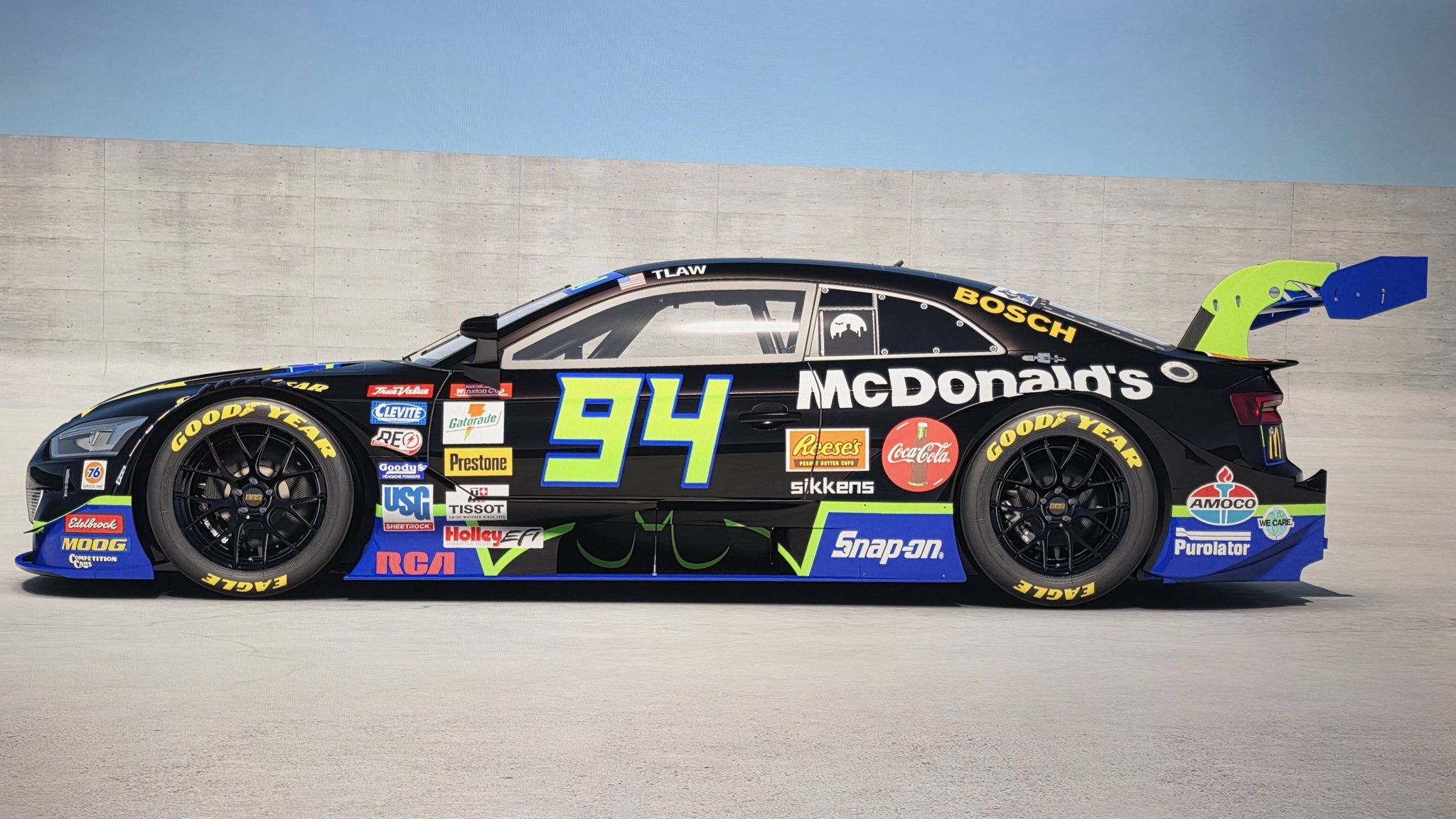 Bill Elliott Batman forever livery. (THUNDERBAT)