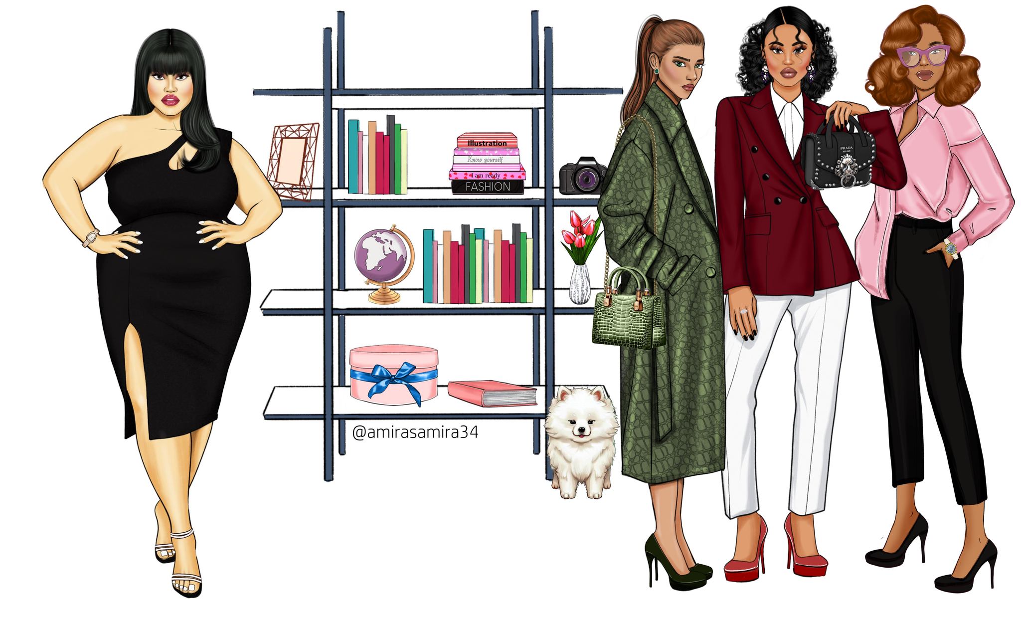 Samira Fashion illustration