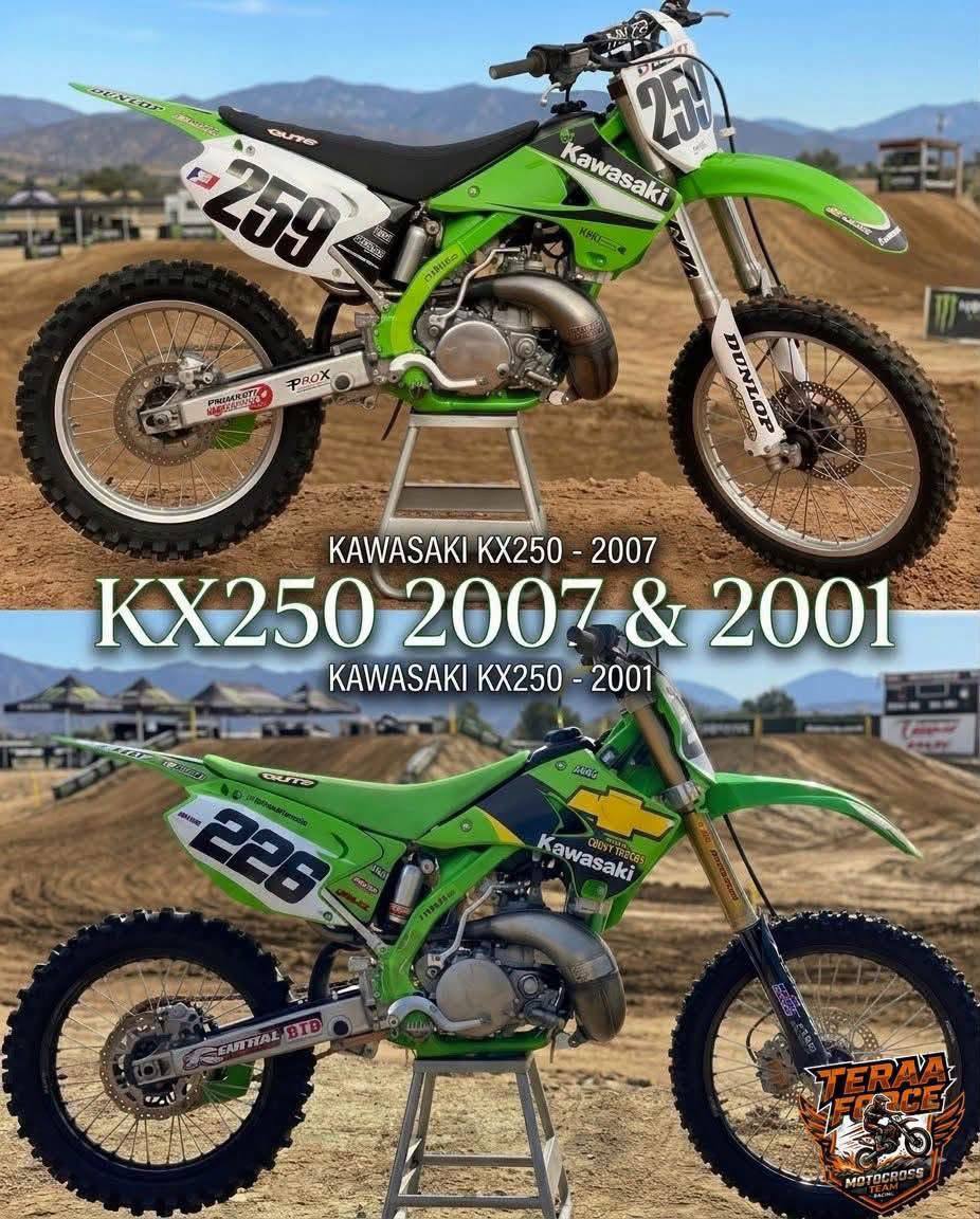 1997 Kawasaki KX250 motocross bike specifications
