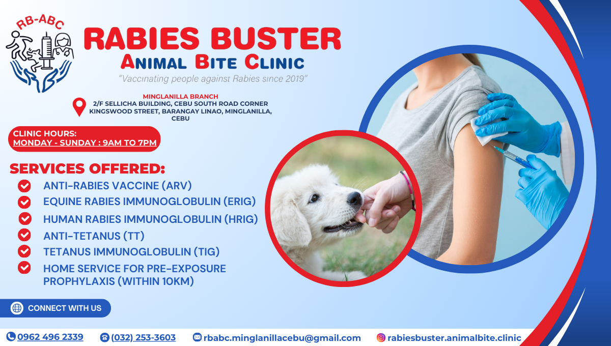 RB ABC / Rabies-Buster Animal Bite Center - Minglanilla Cebu Branch ...