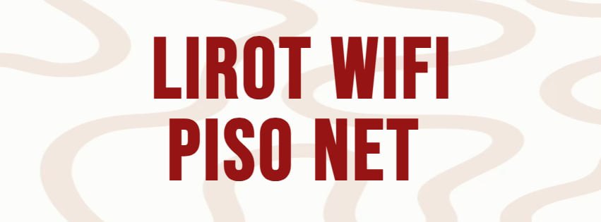 LIROT WIFI PISO NET | Davao City