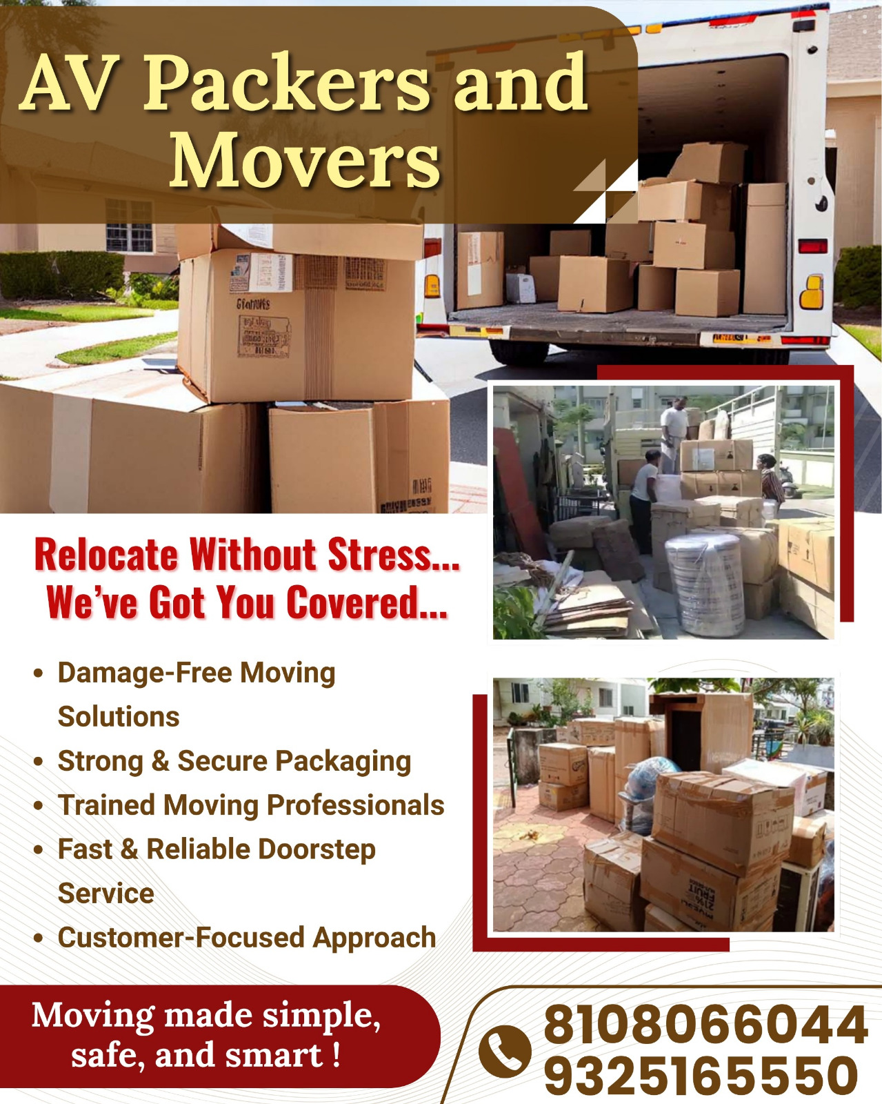 AV - Relocate without stress — We’ve got you covered! 📦 ️ Damage-free ...