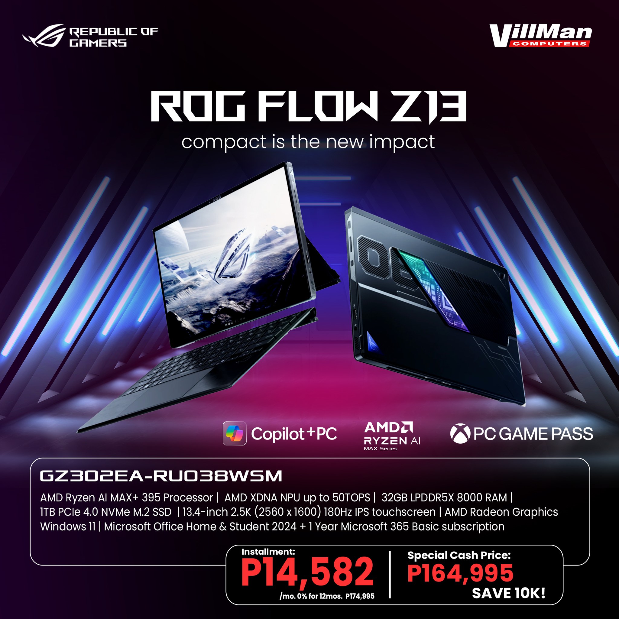 ASUS - 📣📣NEW ROG FLOW Z13 2025 🥁🛎💪 Prepare to dominate the battlefield ...