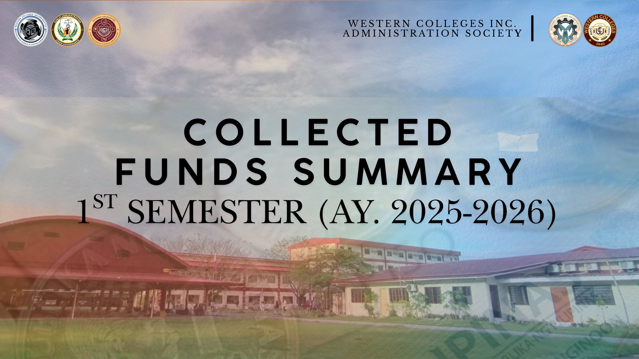 𝐀𝐝𝐦𝐢𝐧𝐢𝐬𝐭𝐫𝐚𝐭... - Administration Society - Western Colleges Inc | Facebook