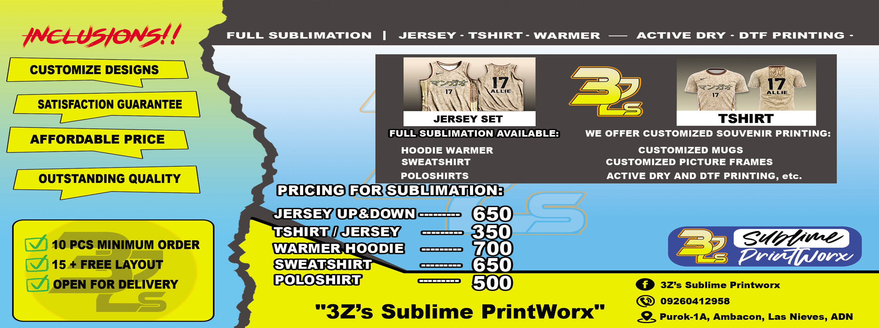 3Zs Sublime PrintWorx | Las Nieves