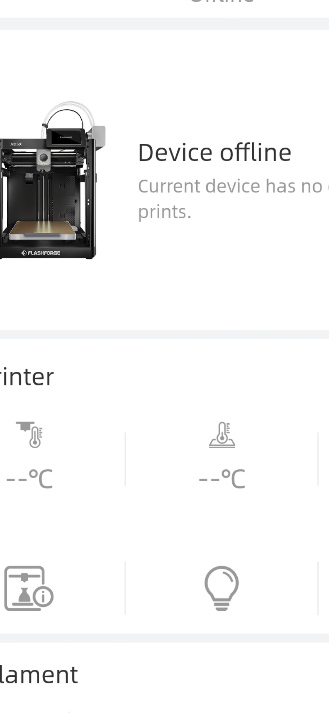 AD5X Flashforge User Group | Could anyone tell me how to get back ...