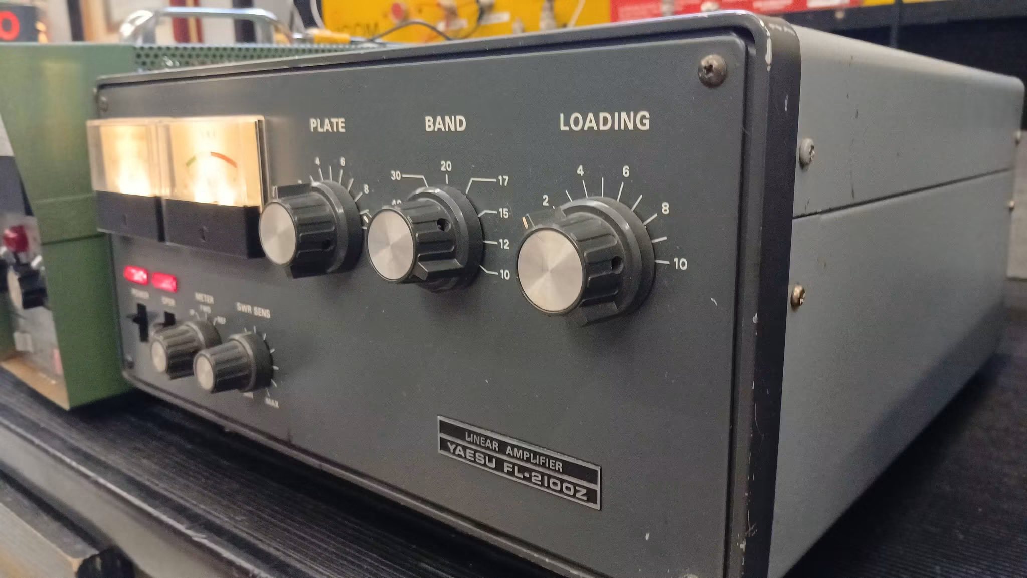 Yaesu FL-2100Z HF amplifier with G7 ceramic valve modification for