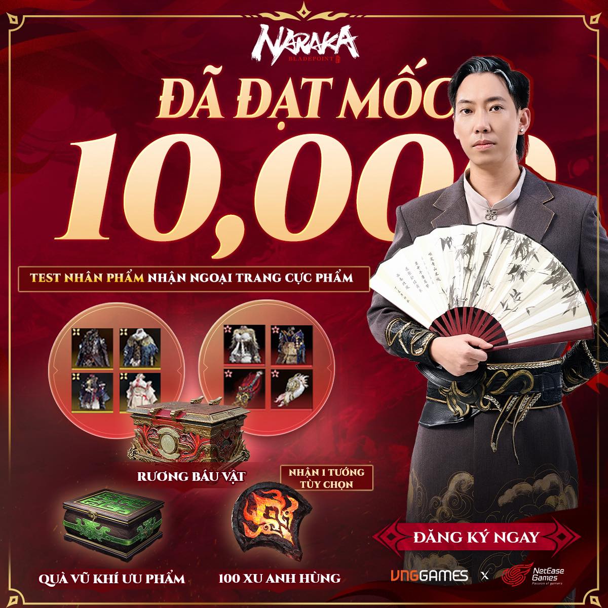 🎉 ĐÃ ĐẠT MỐC 10,000 LƯỢT... - NARAKA: Bladepoint Việt Nam | Facebook
