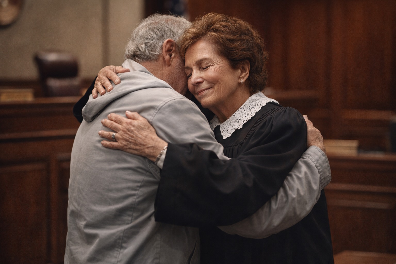 Judge - judge judy hugging | Facebook