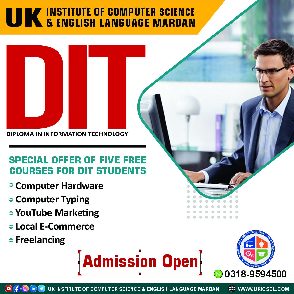 𝗙𝗿𝗲𝘀𝗵 𝗖𝗹𝗮𝘀𝘀𝗲𝘀 𝗼𝗳 𝗗𝗜𝗧 𝘄𝗶𝗹𝗹 𝗯𝗲 𝘀𝘁𝗮𝗿𝘁𝗲𝗱 𝗳𝗿𝗼𝗺 𝗠𝗼𝗻𝗱𝗮𝘆 𝗧𝗵𝗲 𝗗𝗶𝗽𝗹𝗼𝗺𝗮 𝗜𝗻 ...