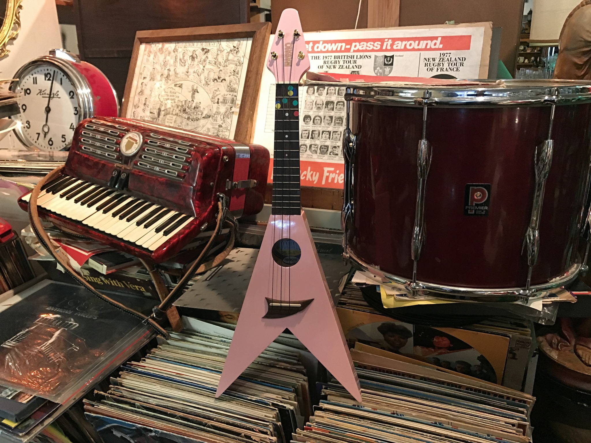 Hubbers - Various musical instruments, The Flying V ex Spinal Tap ...
