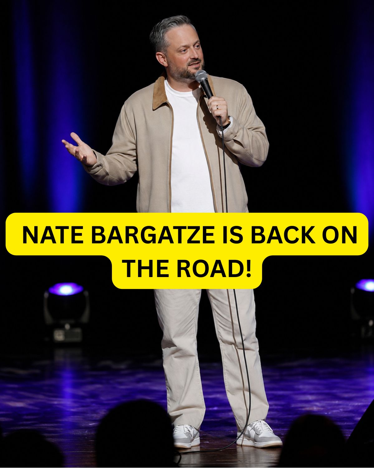 Comedian Nate Bargatze announced 62 dates for his 2026 Big Dumb
