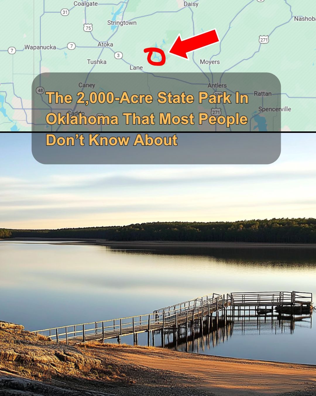 This state park is huge and... - Oklahoma Family Destinations | Facebook