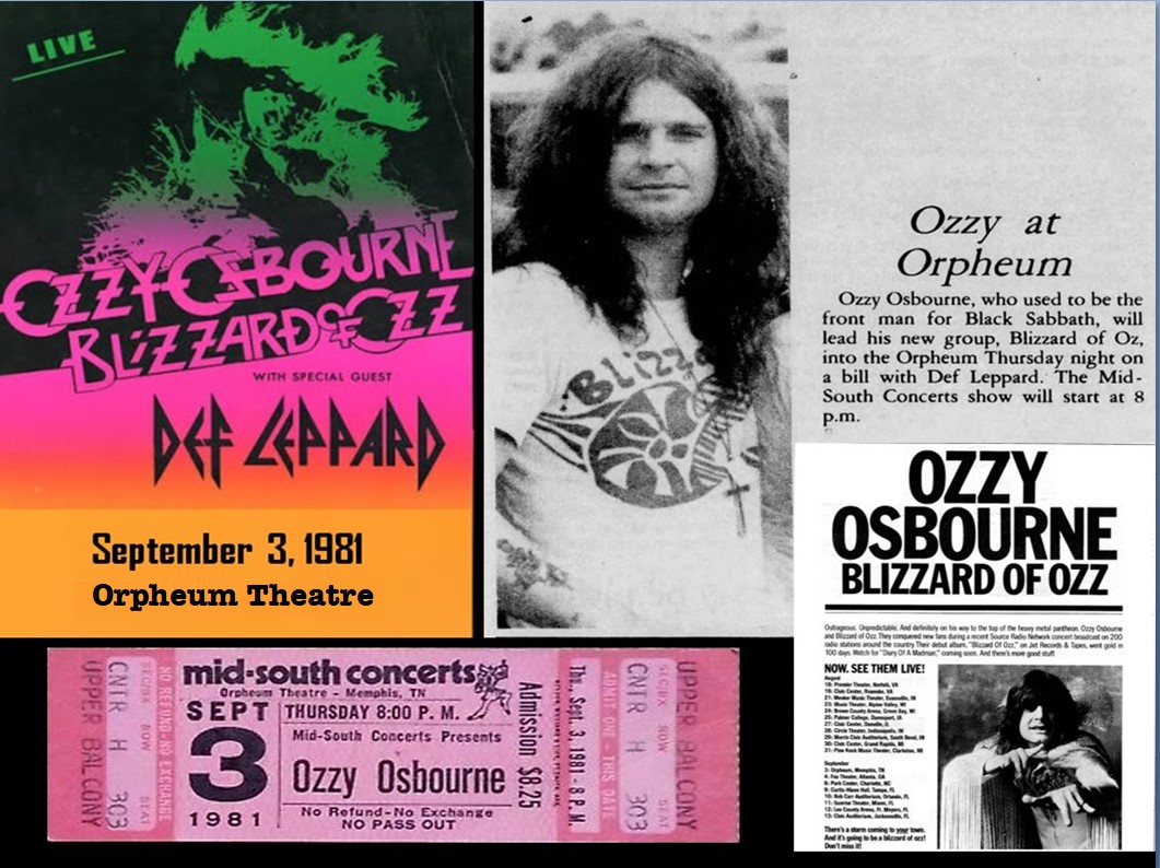 Ozzy Osbourne and Def Leppard concert at Orpheum Theater on