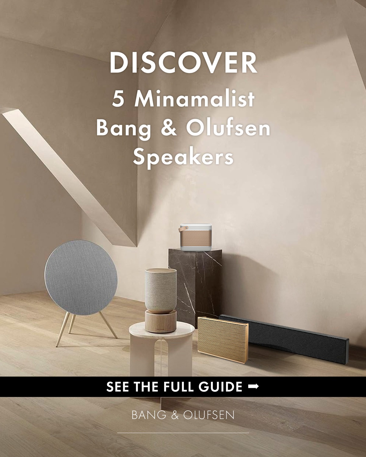 Bang & Olufsen コレクションガイド Bang & Olufsenが限定ラインの