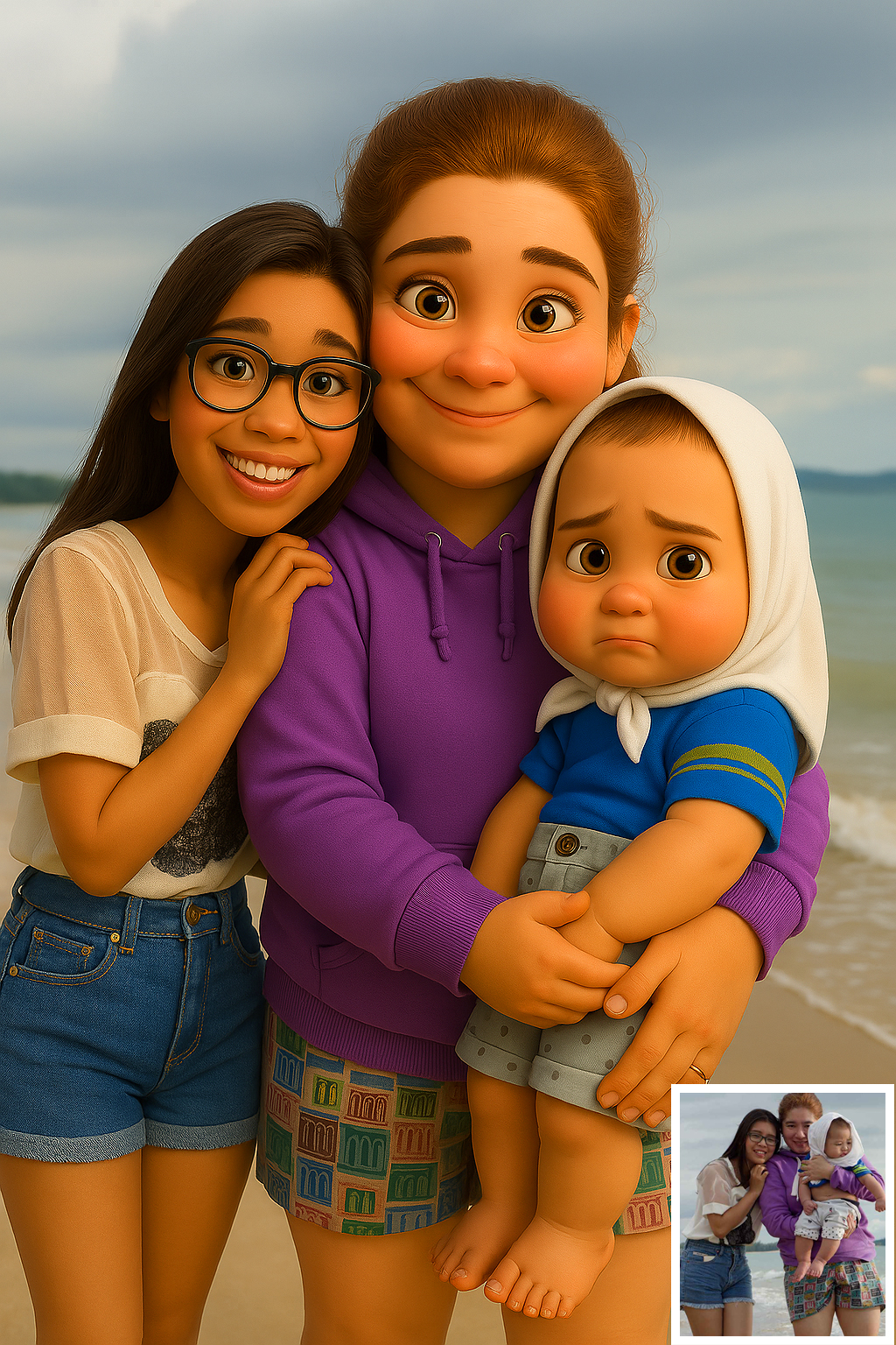 🏖 Shell yeah, we’re beaching like pros!... - Your Pixar Story | Facebook