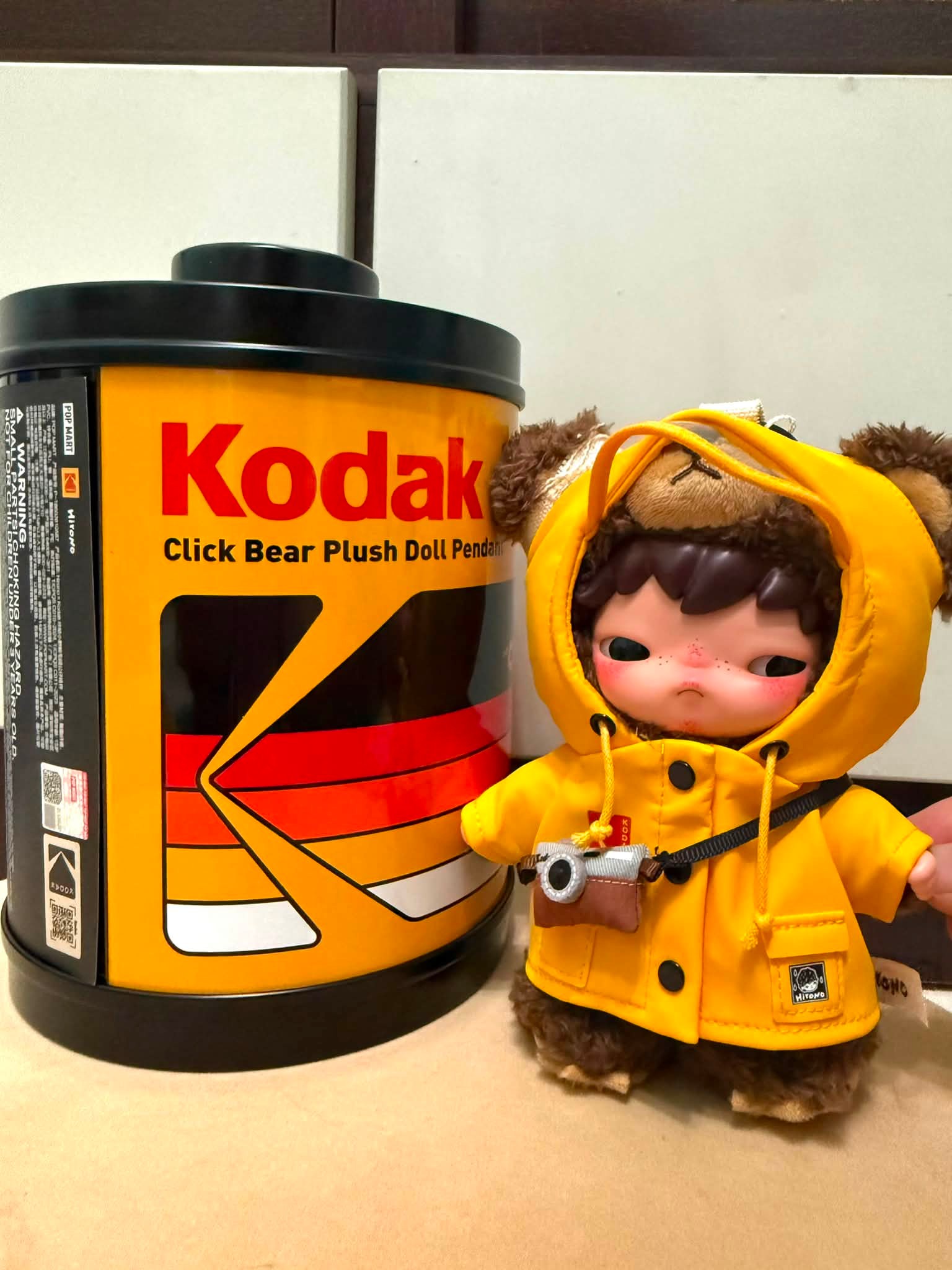 💛 Love this POP MART Hirono x Kodak Click Bear so much!