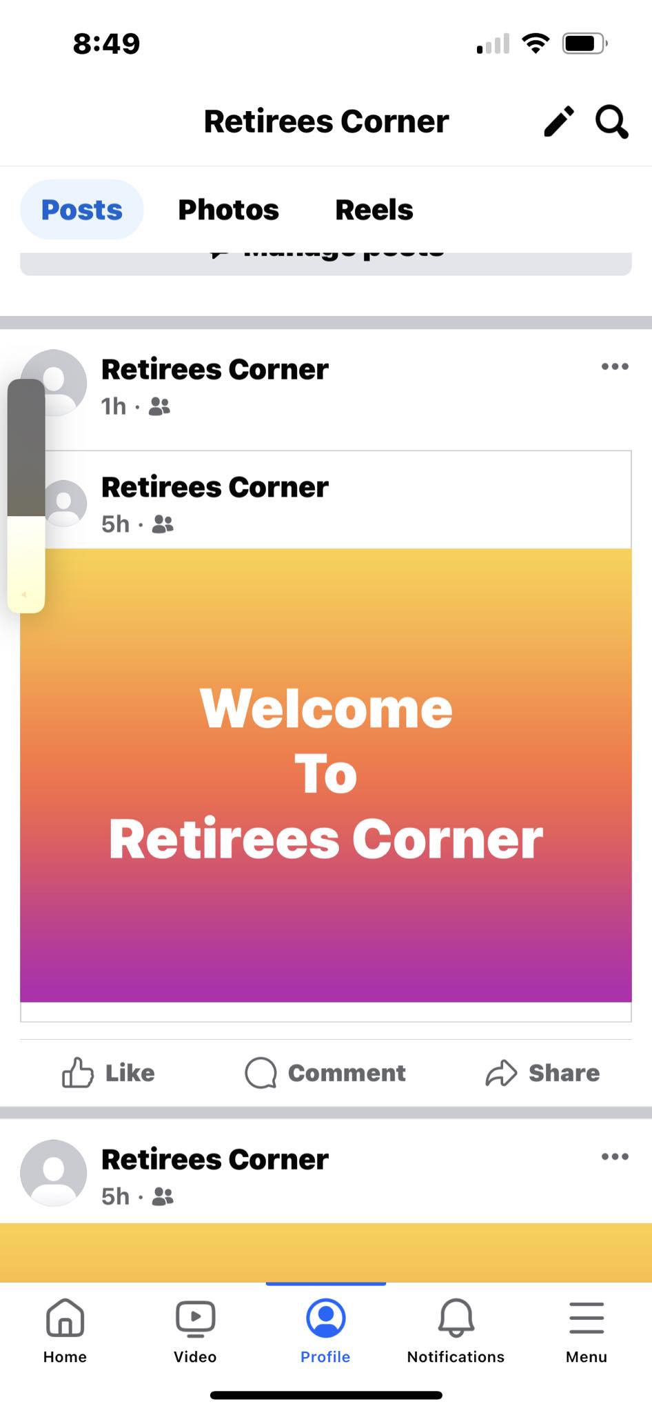 Retirees Corner
