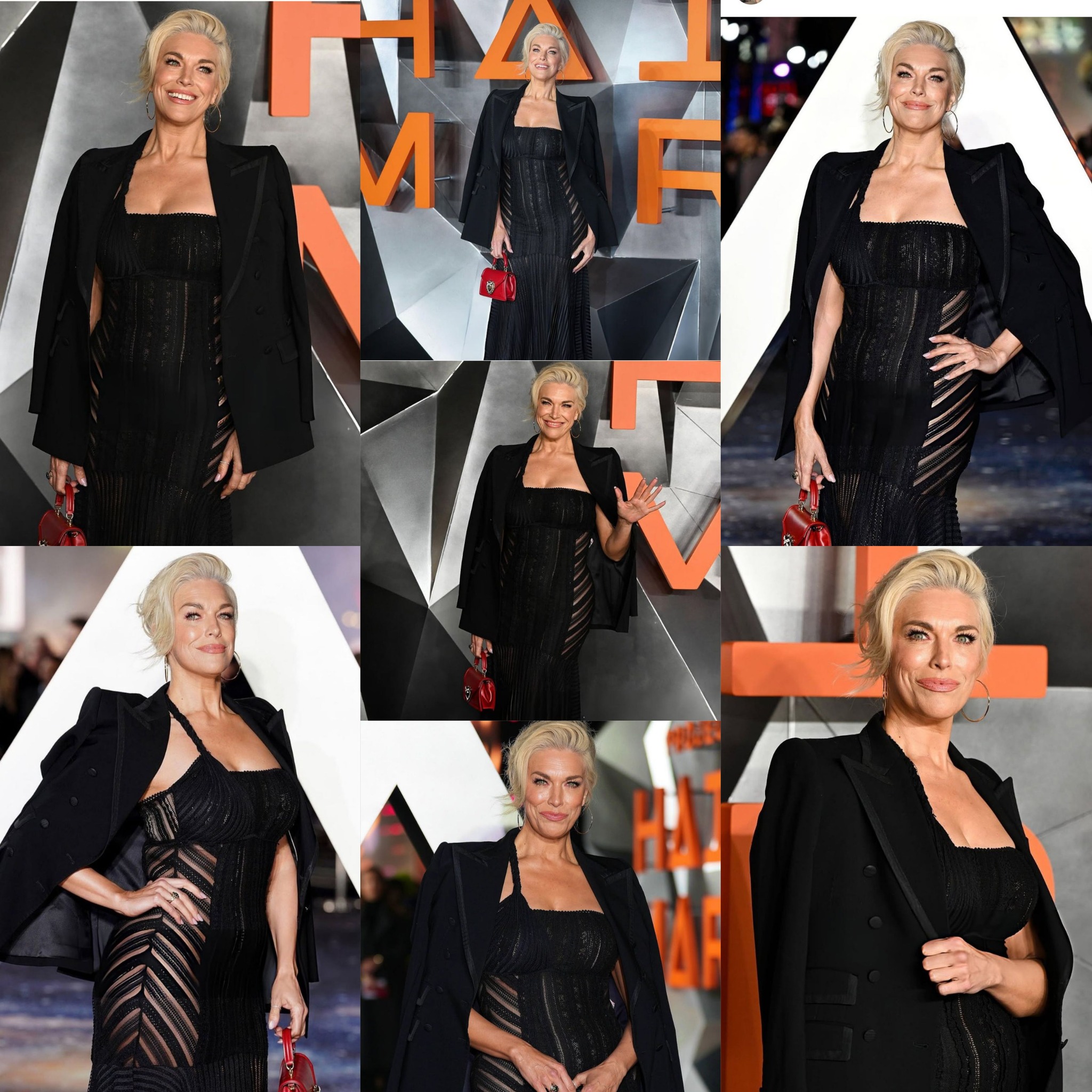 hannah waddingham black dress Everyone's favorite is a beauty in 🖤 on the #GoldenGlobes red carpet Capriana Halter Low Back Dresser Size:46 Regular Jacket+40 Waist Adjust 36to42)(Height: 5'7