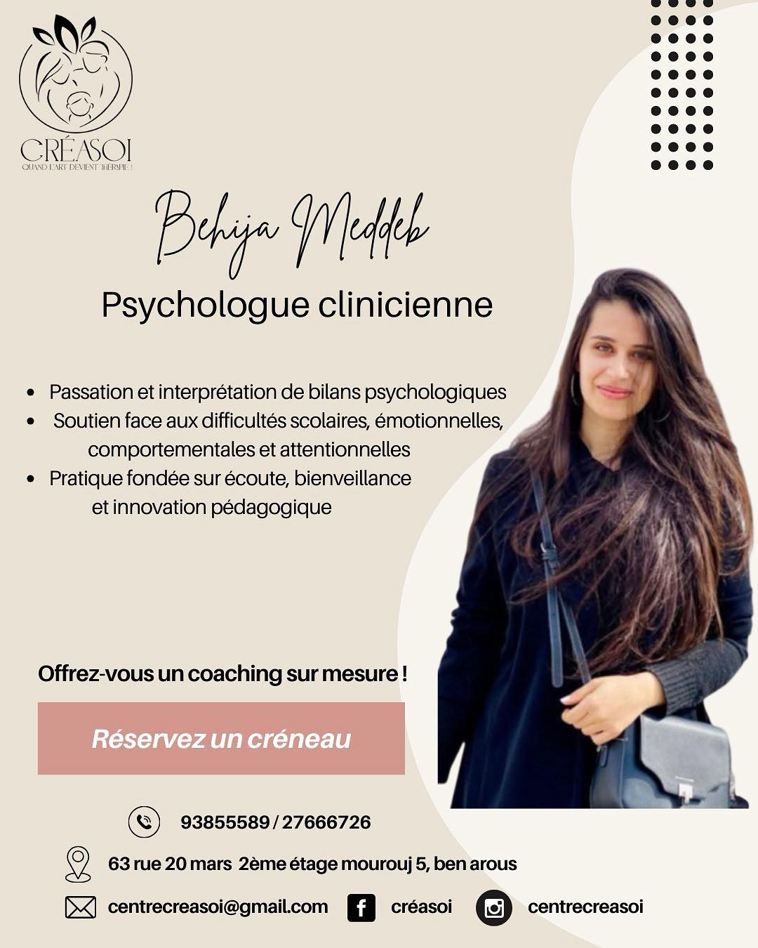 Créasoi - 🌿 Grandir en confiance, s’épanouir en soi 🌿 👩‍⚕️ Behija ...