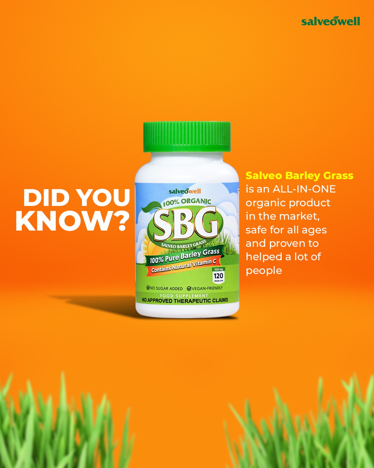 🌿 DID YOU... - SBG - Salveo Barley Grass by Rafael De Jesus | Facebook