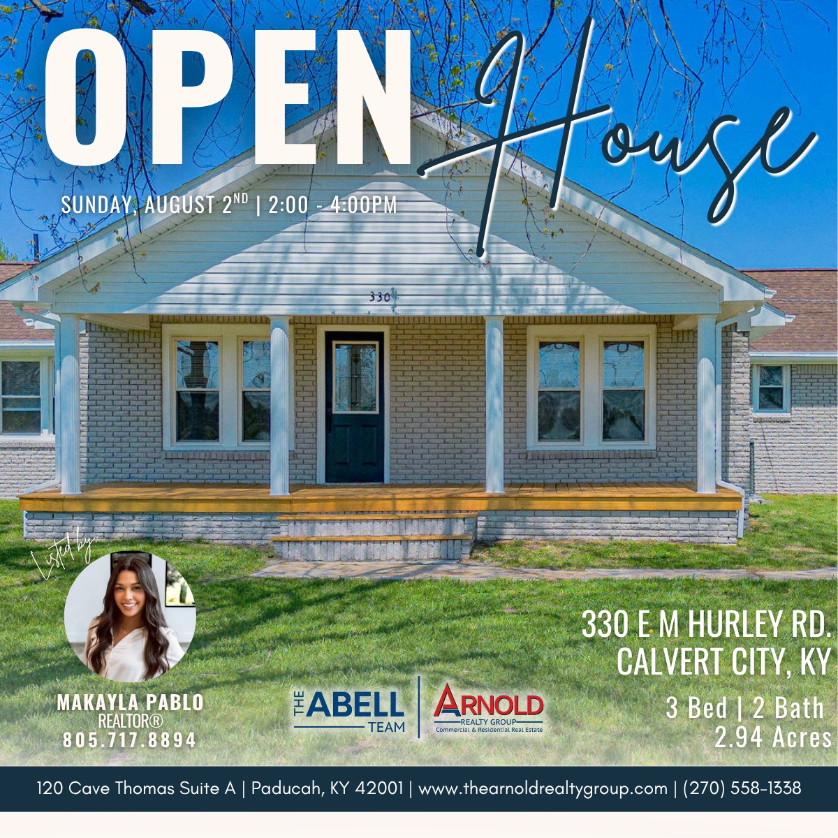 Sunday Open House. Property listed with Network Real Estate