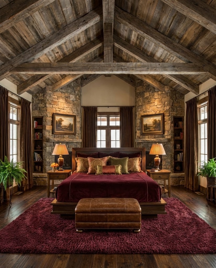 Cabin - This is what happens when rustic meets royalty. Weathered wood ...