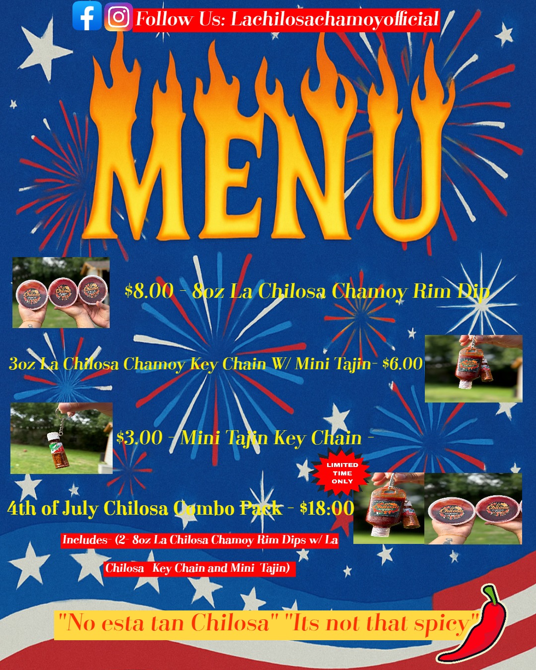 Lachilosachamoyofficial - 🎆4TH OF JULY SPECIAL! 🎆 Let your snacks ...