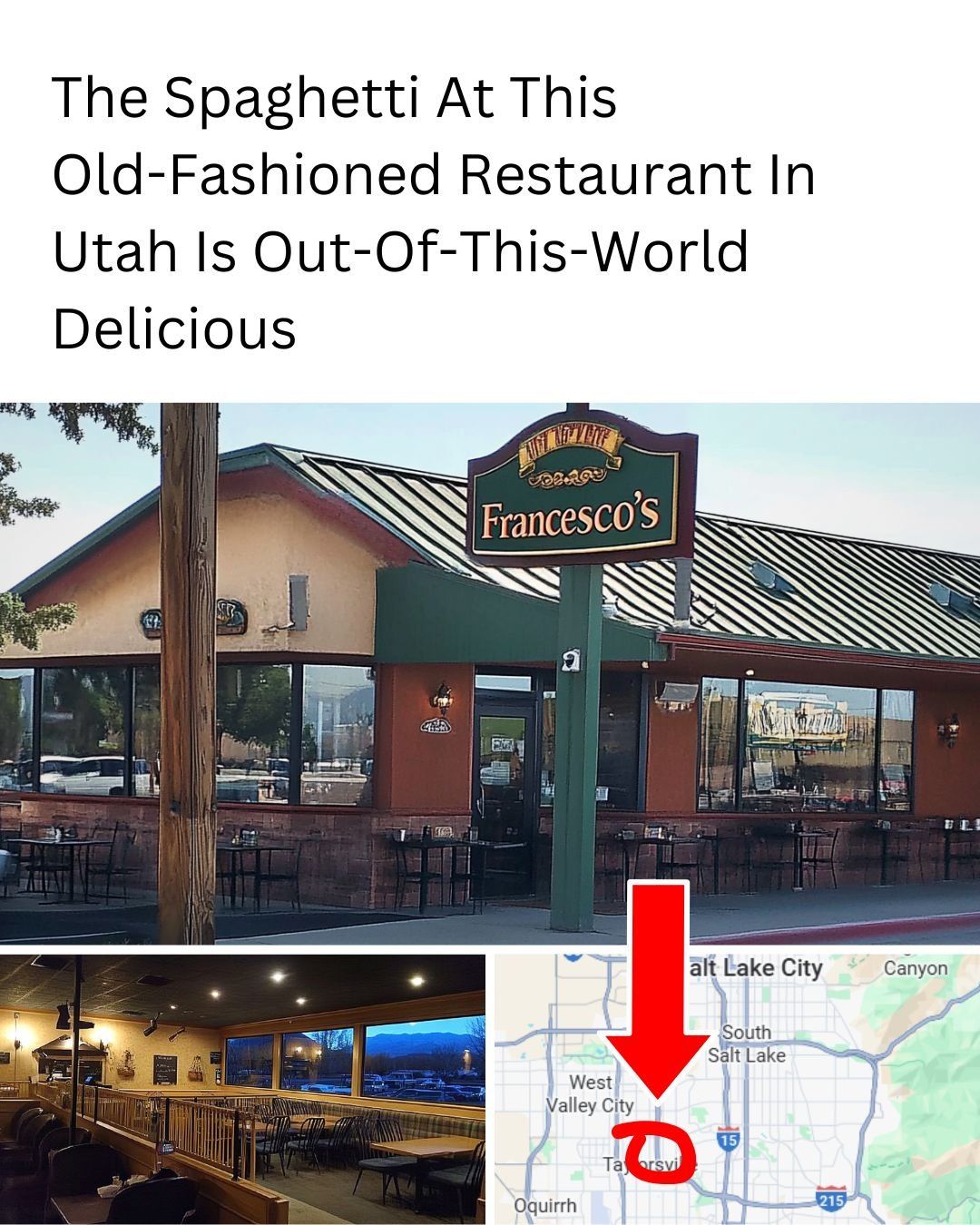 The spaghetti at this... - Utah Family Destinations | Facebook