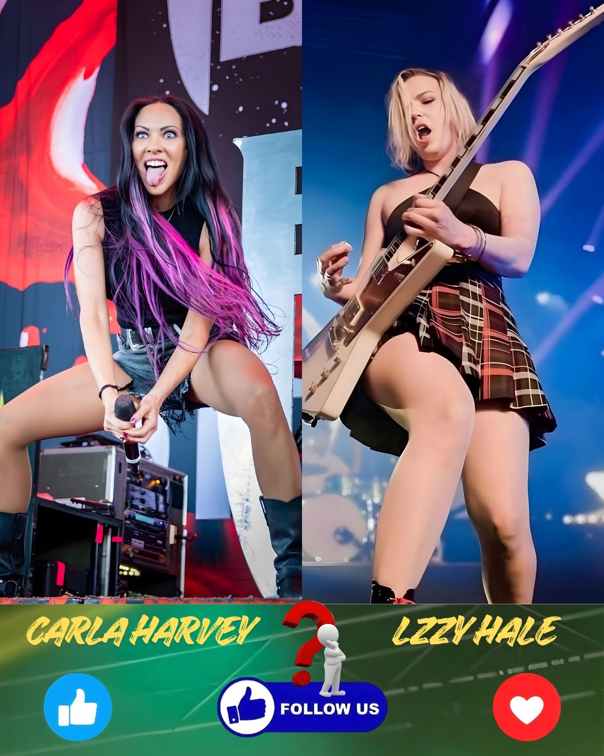 Carla Harvey and Lzzy Hale shine as metal and rock queens