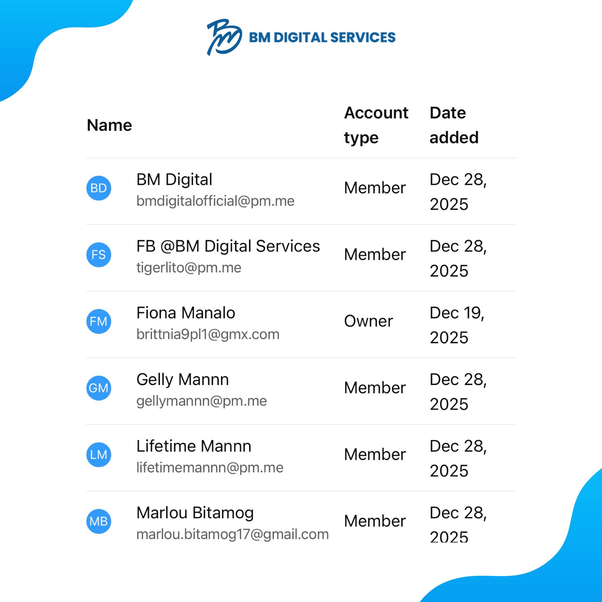 BM Digital Services