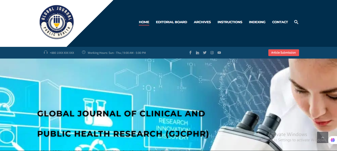 Global Journal of Clinical and Public Health Research