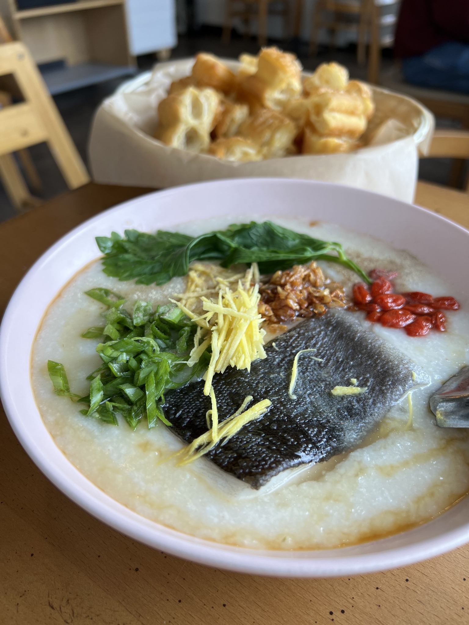 Wild-Caught Black Cod Congee ... - Secret Congee Seattle