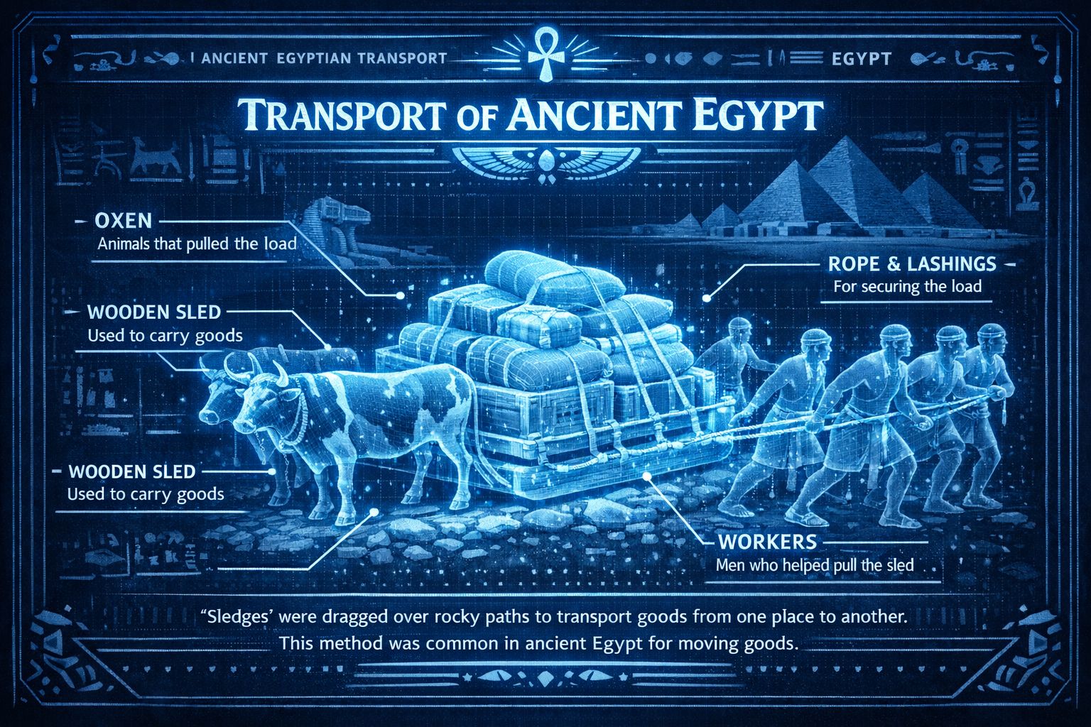 Global - Transport of Ancient Egypt (c. 2600–2000 BCE) This image shows ...
